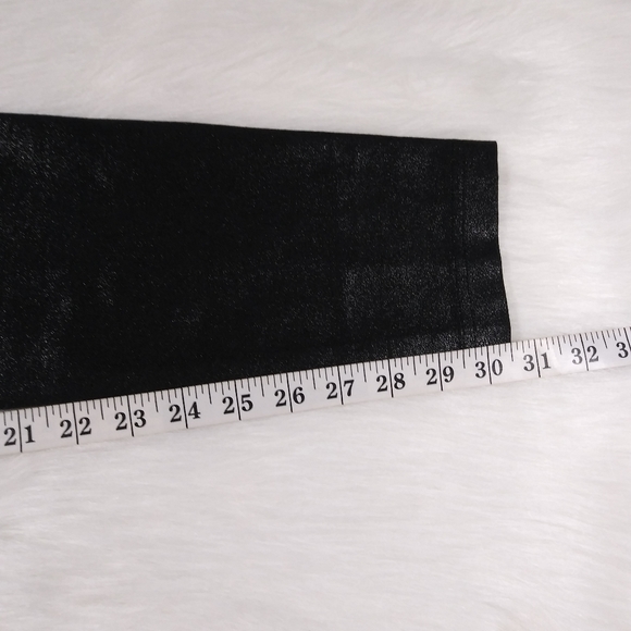 Polo Ralph Lauren Metallic Black Leggings ~ Medium - Picture 13 of 13